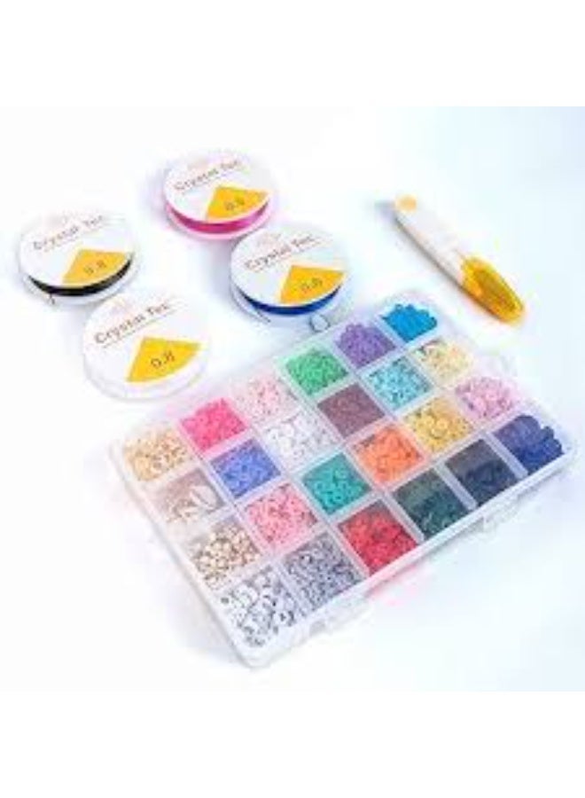 هاببي بيادس اككيسسوري ماكينج كيت  سمالل كولورفول اككيسسوري بيادس كيت ويته سكيسسورس اند يلاستيك سترينجس فور كيدس اند ادولتس